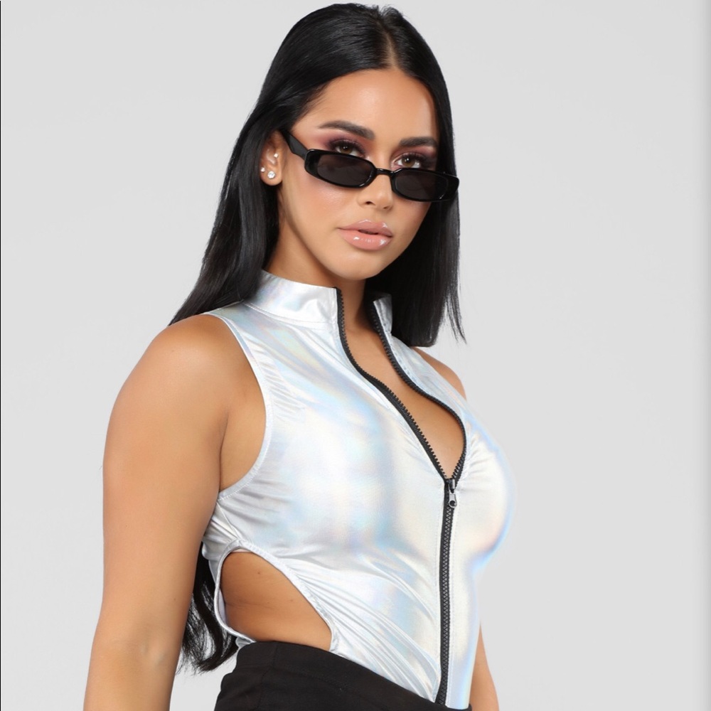 Metallic bodysuit